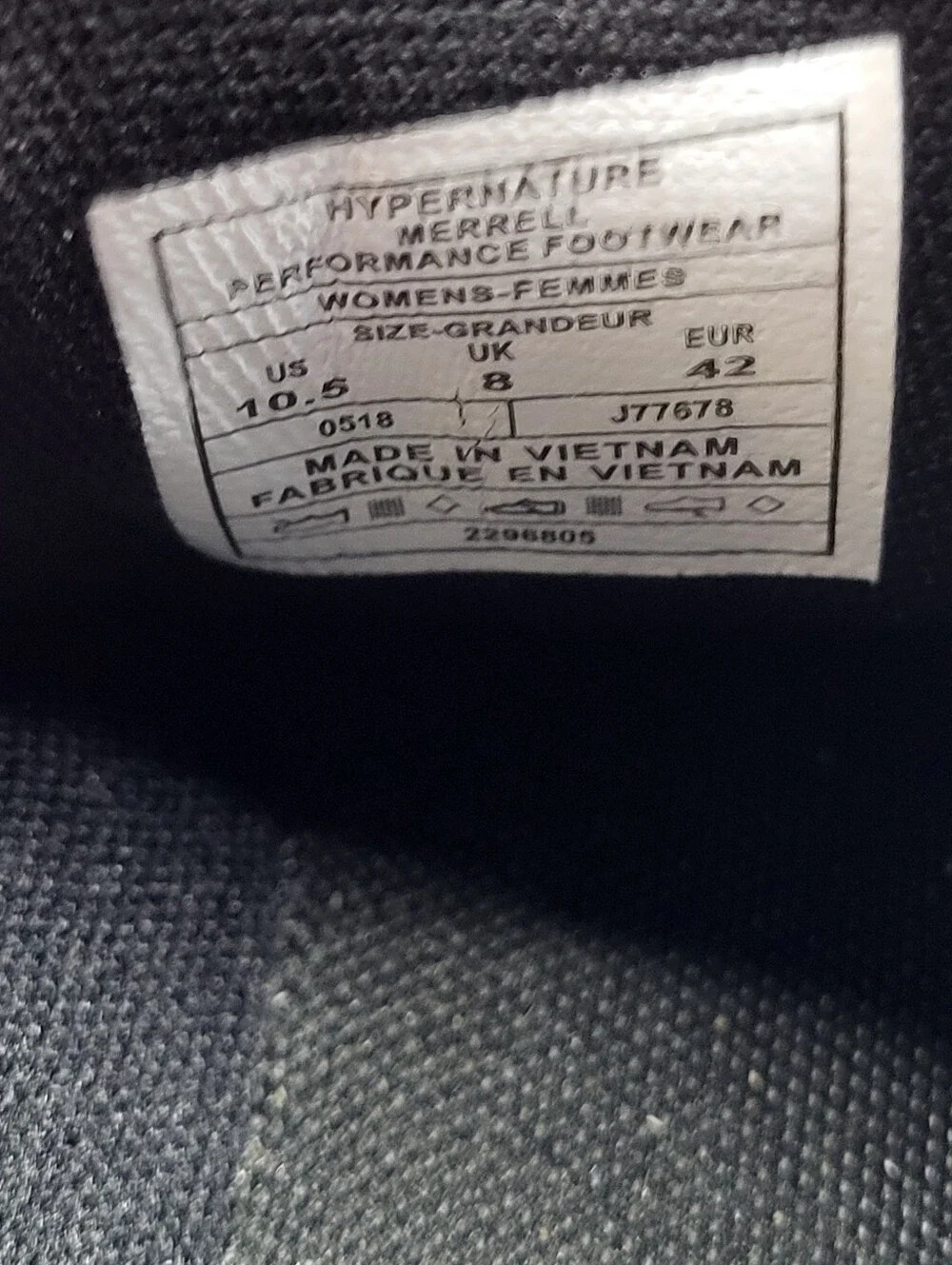 Merrell gently used